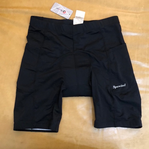 SPOWIND Men’s Padded Cycling Shorts w/ Side Pockets - Picture 7 of 10